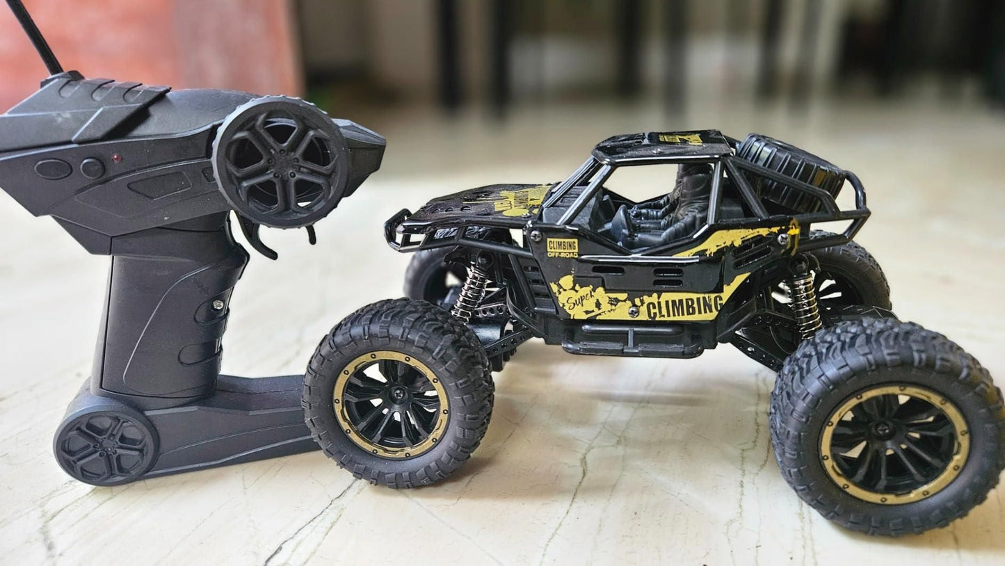 Remote Controlled Rock Crawler Monster Truck Toy Vehicle for Kids.