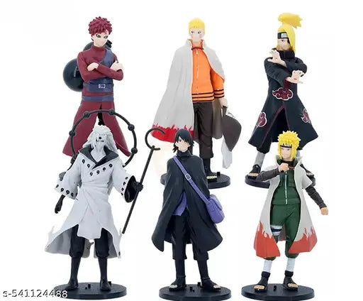 Naruto Shippuden Action Figure Set – 6PCS Anime Collectible Figures (19cm)