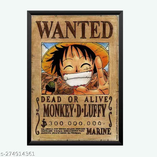 Nokkes One Piece Anime Cartoon Photo Frame 5X7 Inch Size Photo Frame