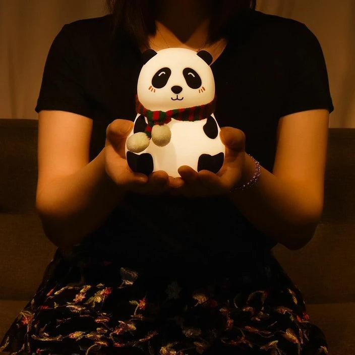 SIlicone Panda Touch Lamp