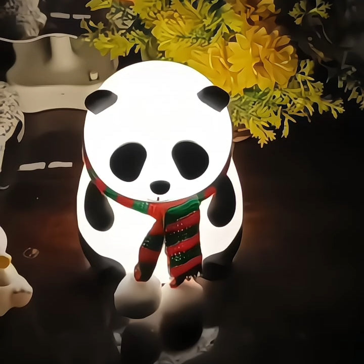 SIlicone Panda Touch Lamp