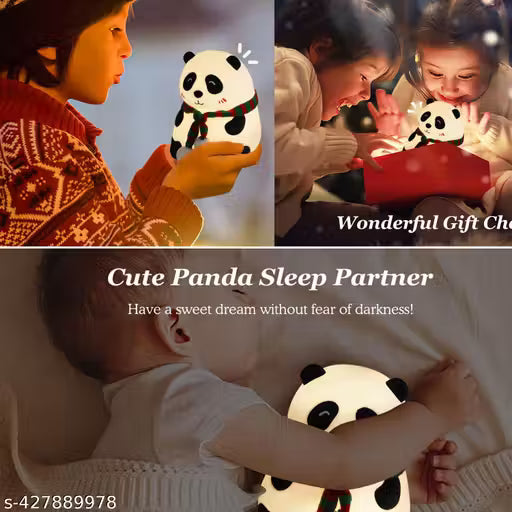 SIlicone Panda Touch Lamp